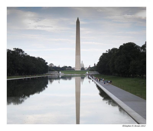 Reflecting Pool, WWII Memorial and Washington Monument